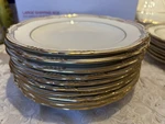 Set Of 10 Spode Copeland Tiffany Cream Y816 Gold Trim 9" Shallow Bowls/plates. Fixed Price $296.99.