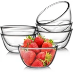 Nutriups 6 Pack 24OZ Glass Bowls Set For Cereal And Salad, Small. Fixed Price $62.05.