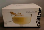 The Cellar Serve, 4PC Glass Dessert Bowl Set, Macy's, New In Box. Fixed Price $16.25.