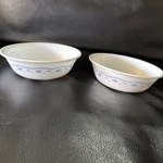 Set Of Vtg Corelle Corning Morning/provincial Blue Cereal/soup Bowls 6.25 Inch. Fixed Price $11.99.