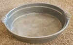 Bon Chef 2083P Shell Casserole Dish, Pewter Glo 9 3/8" X 13 1/2". Fixed Price $50.00.