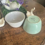Room Essentials Stoneware Marbled Cereal Bowls Set Of 2 White Mint Green. Fixed Price $19.47.