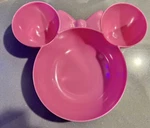 New Pink Minnie Mouse Divided Chips Dip Snack Bowl Plate Zak! Brand. Fixed Price $28.00.