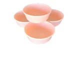 Four (4) Pillowfort Round Pink Color Stackable Plastic 15 Oz Bowls. Fixed Price $16.96.