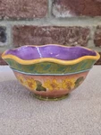 Purple Sango Tuscan Gardens 3076 Coupe Cereal Bowl Collectible By Sue Zipkin. Fixed Price $14.95.