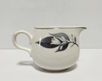 Vtg Homer Laughlin Creamer Rhythm Lotus Hai Floral Platinum Silver Trim H55N5. Fixed Price $14.00.