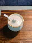 Vintage Lenox Covered Sugar Bowl W/ Lid & Spoon Gold Trim Usa Mid Century. Fixed Price $26.88.