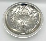 Vtg Mariposa Brillante Maple Leaf Cast Aluminum Serving Bowl 11" 1996 LR-3. Fixed Price $41.99.