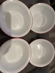 Corelle Vive Red Berries & Leaves Set Of 4 Soup Salad Cereal Bowl 7.25" Vitrelle. Fixed Price $44.99.