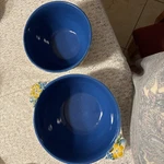 Temptations By Tara Butterfly Garden 1.5 & 2.5 Qt Nesting Mixing Serving Bowls. Fixed Price $25.00.