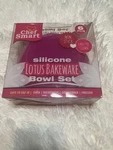 Chef Smart 6-PIECE Non-stick Silicone Lotus Bakeware Bowl Set New. Fixed Price $6.00.