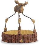 Polyresin Christmas Theme Serving Trays Nuts Candy - Moose Bowl. Fixed Price $46.99.