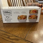 Libbey Just Tasting Set Of 12 Ceramic 3" Square Bowls Open Box New. Fixed Price $24.99.