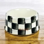 Mackenzie-childs Courtly Check Medium Pet Dish New No Box. Fixed Price $60.00.