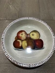 Target John Derian Stoneware Pie Dish Plate Thanksgiving Harvest Fall Apples. Fixed Price $24.00.