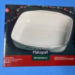 Pfaltzgraff Winterberry Pattern Square Baker Baking Dish 10.8" New Box. Fixed Price $24.00.