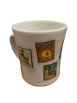 Starbucks Barista Coffee Tea Cup Mug 2003 With International Stamps. Fixed Price $7.00.