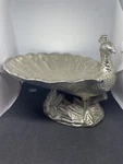 Godinger Silver Paon Platter Oval Peacock Dish 6.5 , 1/2. Fixed Price $35.00.