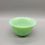 The Pioneer Woman Timeless Beauty Jade Green Milk Glass Cereal Bowl Scalloped. Fixed Price $12.00.