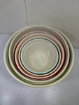 Crate & Barrel Addison Ceramic Nesting Bowls - Set Of 5. Fixed Price $99.99.