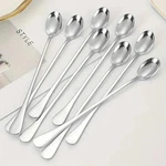 6PCS Stainless Steel Dessert Ice Cream Tea Coffee Set Kitchen. Fixed Price $14.49.