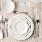 Juliska B&t Dinner 11" (4), Scallop Salad 9" Tea 7" Plates, 12PC. Fixed Price $379.99.