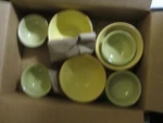 Set Of 8 Pfaltzgraff Secrets Pistoulet By Jana Kolpen Dessert Bowls 4.5 And 6. Fixed Price $50.00.