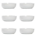 10 Strawberry Street Wazee Matte Coupe Dinnerware, Bowl, White, Set Of 6. Fixed Price $57.45.