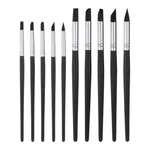 10PCS Silicone Clay Sculpting Tool Shaper Rubber Tip Shaping Pottery Pen Black. Fixed Price $12.30.
