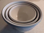 Studio Nova Tender Bloom 8 1/2", 7 1/4", 6" Mixing Bowl Set Y 2325. Fixed Price $99.99.