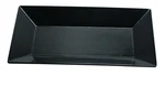Yanco China RM-214BK Rome Black Melamine 14" X 8" Rectangular Plate Doz. Fixed Price $120.74.