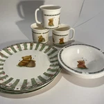 Zak! Designs Melamine Cereal Bowl Child's- 3 Place Set Pfaltzgraff- Baby Bear. Fixed Price $15.00.