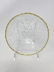 Artistic Accents Turkish Clear Pebbled Glass Soup/ Salad Bowl - Perfect!!!. Fixed Price $9.50.