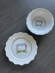 Vandor Country Collection Ceramic Bowls Sheep Pattern Set Of 2 Style. Fixed Price $35.00.