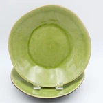Costa Nova Riviera Tomate Green 2 Salad Pasta Bowls 9.5 Inch Emerald Crackle. Fixed Price $68.98.