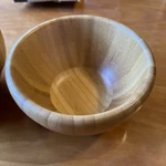 Pampered Chef - Bamboo Wood Snack Bowls # 2296 Set Of Nib. Fixed Price $11.95.