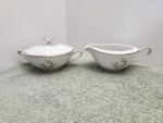 Noritake Ardis 5772 Cream & Sugar Bowl Set. Fixed Price $7.99.