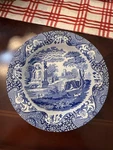 Spode Italian Fine Earthenware Pasta Serving Bowl, 9 Inch - Blue/white. Fixed Price $29.00.