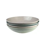 Sango Siterra Artists Blend Stoneware Pasta Bowls Set Of 4 Multi Assorted. Fixed Price $43.32.