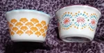 SET/2 The Pioneer Woman Ramekins Purple Orange Blue Scalloped Flea Market 7 Oz.. Fixed Price $13.50.