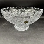 Waterford Crystal Rosalee Footed Bowl 10" Scalloped Wedge Cut #40026590. Fixed Price $279.99.