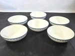 Rare Set Of 6 Villeroy & Boch Casa Look Soup/cereal Bowls 5 3/4" Blue Excellent. Fixed Price $270.00.