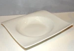 Maxwell Williams White Basics Motion Wave Square Rimmed Soup Bowl 8.5". Fixed Price $10.39.