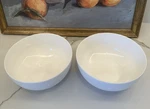 Dowan White Ceramic Cereal Bowls Set Of 22 Oz Modern Soup Salad Dish. Fixed Price $8.99.