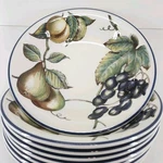 Set Of 4 Pier 1 One Macintosh Soup Salad 8.25" Bowls Fruit Angleterre England. Fixed Price $13.50.
