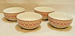 222 Fifth Deerly Loved Christmas Holiday Porcelain Soup Bowls Set Of Four New. Fixed Price $44.90.