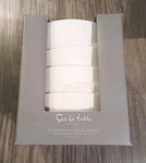 Set Of 4 Sur La Table Kitchen Essentials Fine Ceramic Cereal Bowls - White 5.75". Fixed Price $35.00.