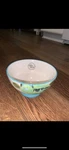 The Pioneer Woman: Bloom Dots Turquoise 6" Stoneware Footed Bowl. Fixed Price $10.00.