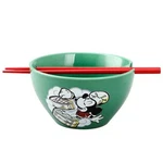 Disney - Mickey Mouse Ramen Bowl With Chopsticks (ceramic, 20 Oz.) Bioworld. Fixed Price $37.48.