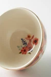Anthropologie Bowl Astian Dessert Rabbit Bunny Floral Gold Trim Cereal Nwt. Fixed Price $40.00.
